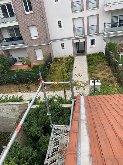 Travaux de couverture et zinguerie : photographie de chantier 18 – Couverture Lamberty.K