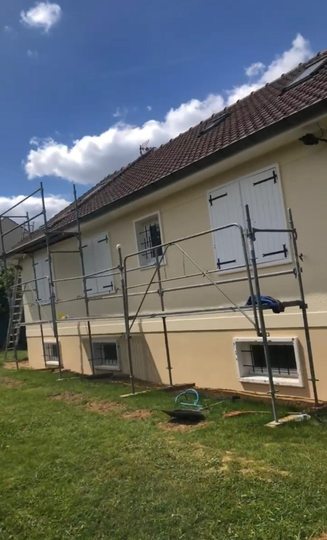 Travaux de couverture et zinguerie : photographie de chantier 32 – Couverture Lamberty.K